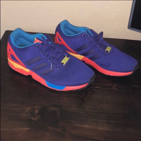 colorful tennis shoes